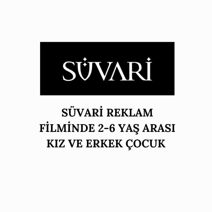 Süvari Reklam 2-6 Yaş Kız ve Erkek Çocuk Sunum Celebrity